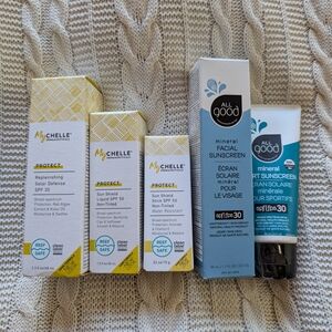 Lot Of Mychelle And All Good Reef Safe Sunscreen. NWT. Hawaii Reef Safe.